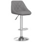 Barhocker 2 Stk. Grau Kunstleder Barhocker 2 Stk. Grau Kunstleder