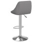 Barhocker 2 Stk. Grau Kunstleder Barhocker 2 Stk. Grau Kunstleder