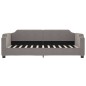 vidaXL Tagesbett Ausziehbar Taupe 100x200 cm Stoff vidaXL Tagesbett Ausziehbar Taupe 100x200 cm Stoff