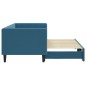 vidaXL Tagesbett Ausziehbar Blau 80x200 cm Samt vidaXL Tagesbett Ausziehbar Blau 80x200 cm Samt