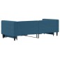 vidaXL Tagesbett Ausziehbar Blau 80x200 cm Samt vidaXL Tagesbett Ausziehbar Blau 80x200 cm Samt