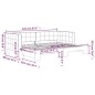vidaXL Tagesbett Ausziehbar Blau 80x200 cm Samt vidaXL Tagesbett Ausziehbar Blau 80x200 cm Samt