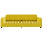 vidaXL Tagesbett Ausziehbar Gelb 80x200 cm Samt vidaXL Tagesbett Ausziehbar Gelb 80x200 cm Samt