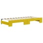 vidaXL Tagesbett Ausziehbar Gelb 80x200 cm Samt vidaXL Tagesbett Ausziehbar Gelb 80x200 cm Samt