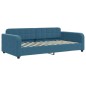 vidaXL Tagesbett Ausziehbar Blau 90x200 cm Samt vidaXL Tagesbett Ausziehbar Blau 90x200 cm Samt