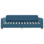 vidaXL Tagesbett Ausziehbar Blau 90x200 cm Samt vidaXL Tagesbett Ausziehbar Blau 90x200 cm Samt