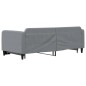 vidaXL Tagesbett Ausziehbar Hellgrau 90x200 cm Stoff vidaXL Tagesbett Ausziehbar Hellgrau 90x200 cm Stoff
