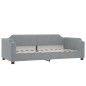vidaXL Tagesbett Ausziehbar Hellgrau 90x200 cm Stoff vidaXL Tagesbett Ausziehbar Hellgrau 90x200 cm Stoff