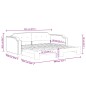 vidaXL Tagesbett Ausziehbar Hellgrau 90x200 cm Stoff vidaXL Tagesbett Ausziehbar Hellgrau 90x200 cm Stoff