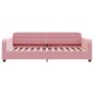 vidaXL Tagesbett Ausziehbar Rosa 80x200 cm Samt vidaXL Tagesbett Ausziehbar Rosa 80x200 cm Samt