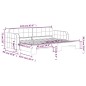 vidaXL Tagesbett Ausziehbar Rosa 80x200 cm Samt vidaXL Tagesbett Ausziehbar Rosa 80x200 cm Samt