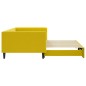 vidaXL Tagesbett Ausziehbar Gelb 100x200 cm Samt vidaXL Tagesbett Ausziehbar Gelb 100x200 cm Samt