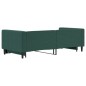 vidaXL Tagesbett Ausziehbar Dunkelgrün 90x200 cm Samt vidaXL Tagesbett Ausziehbar Dunkelgrün 90x200 cm Samt