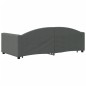 vidaXL Tagesbett Ausziehbar Dunkelgrau 90x190 cm Stoff vidaXL Tagesbett Ausziehbar Dunkelgrau 90x190 cm Stoff