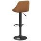 Barhocker 2 Stk. Braun Samt Barhocker 2 Stk. Braun Samt