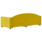 vidaXL Tagesbett Ausziehbar Gelb 80x200 cm Samt vidaXL Tagesbett Ausziehbar Gelb 80x200 cm Samt