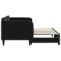 vidaXL Tagesbett Ausziehbar Schwarz 80x200 cm Samt vidaXL Tagesbett Ausziehbar Schwarz 80x200 cm Samt