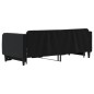 vidaXL Tagesbett Ausziehbar Schwarz 80x200 cm Samt vidaXL Tagesbett Ausziehbar Schwarz 80x200 cm Samt