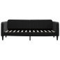 vidaXL Tagesbett Ausziehbar Schwarz 80x200 cm Samt vidaXL Tagesbett Ausziehbar Schwarz 80x200 cm Samt