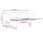 vidaXL Tagesbett Ausziehbar Schwarz 80x200 cm Samt vidaXL Tagesbett Ausziehbar Schwarz 80x200 cm Samt