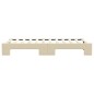vidaXL Tagesbett Ausziehbar Creme 80x200 cm Stoff vidaXL Tagesbett Ausziehbar Creme 80x200 cm Stoff