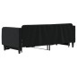 vidaXL Tagesbett Ausziehbar Schwarz 90x200 cm Samt vidaXL Tagesbett Ausziehbar Schwarz 90x200 cm Samt