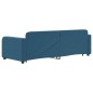 vidaXL Tagesbett Ausziehbar Blau 80x200 cm Samt vidaXL Tagesbett Ausziehbar Blau 80x200 cm Samt