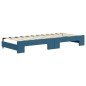 vidaXL Tagesbett Ausziehbar Blau 80x200 cm Samt vidaXL Tagesbett Ausziehbar Blau 80x200 cm Samt
