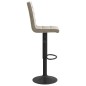 Barhocker 2 Stk. Hellgrau Samt Barhocker 2 Stk. Hellgrau Samt