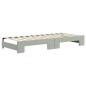 vidaXL Tagesbett Ausziehbar Hellgrau 80x200 cm Samt vidaXL Tagesbett Ausziehbar Hellgrau 80x200 cm Samt