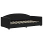 vidaXL Tagesbett Ausziehbar Schwarz 90x190 cm Samt vidaXL Tagesbett Ausziehbar Schwarz 90x190 cm Samt