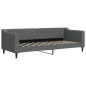vidaXL Tagesbett Ausziehbar Dunkelgrau 80x200 cm Stoff vidaXL Tagesbett Ausziehbar Dunkelgrau 80x200 cm Stoff