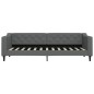 vidaXL Tagesbett Ausziehbar Dunkelgrau 80x200 cm Stoff vidaXL Tagesbett Ausziehbar Dunkelgrau 80x200 cm Stoff