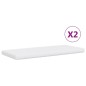vidaXL Tagesbett Ausziehbar mit Matratzen Dunkelgrau 80x200 cm Stoff vidaXL Tagesbett Ausziehbar mit Matratzen Dunkelgrau 80x200 cm Stoff