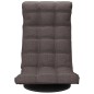vidaXL Bodenstuhl Drehbar Taupe Stoff vidaXL Bodenstuhl Drehbar Taupe Stoff