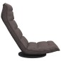 vidaXL Bodenstuhl Drehbar Taupe Stoff vidaXL Bodenstuhl Drehbar Taupe Stoff