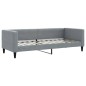 vidaXL Tagesbett Ausziehbar mit Schubladen Hellgrau 80x200 cm Stoff vidaXL Tagesbett Ausziehbar mit Schubladen Hellgrau 80x200 cm Stoff