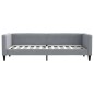 vidaXL Tagesbett Ausziehbar mit Schubladen Hellgrau 80x200 cm Stoff vidaXL Tagesbett Ausziehbar mit Schubladen Hellgrau 80x200 cm Stoff