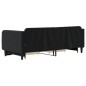 vidaXL Tagesbett Ausziehbar mit Schubladen Schwarz 90x200 cm Samt vidaXL Tagesbett Ausziehbar mit Schubladen Schwarz 90x200 cm Samt
