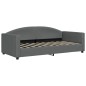 vidaXL Tagesbett Ausziehbar mit Matratzen Dunkelgrau 90x190 cm Stoff vidaXL Tagesbett Ausziehbar mit Matratzen Dunkelgrau 90x190 cm Stoff