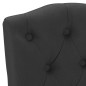 Esszimmerstühle 2 Stück Schwarz Stoff Esszimmerstühle 2 Stück Schwarz Stoff