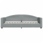 vidaXL Tagesbett Ausziehbar mit Schubladen Hellgrau 80x200 cm Stoff vidaXL Tagesbett Ausziehbar mit Schubladen Hellgrau 80x200 cm Stoff