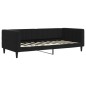 vidaXL Tagesbett Ausziehbar mit Matratzen Schwarz 90x190 cm Samt vidaXL Tagesbett Ausziehbar mit Matratzen Schwarz 90x190 cm Samt