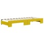 vidaXL Tagesbett Ausziehbar mit Schubladen Gelb 80x200 cm Samt vidaXL Tagesbett Ausziehbar mit Schubladen Gelb 80x200 cm Samt