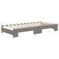 vidaXL Tagesbett Ausziehbar mit Schubladen Taupe 90x200 cm Stoff vidaXL Tagesbett Ausziehbar mit Schubladen Taupe 90x200 cm Stoff