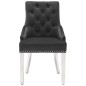 Esszimmerstühle 2 Stk. Schwarz Samt Esszimmerstühle 2 Stk. Schwarz Samt