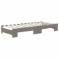 vidaXL Tagesbett Ausziehbar mit Schubladen Taupe 80x200 cm Stoff vidaXL Tagesbett Ausziehbar mit Schubladen Taupe 80x200 cm Stoff