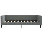 vidaXL Tagesbett Ausziehbar mit Schubladen Dunkelgrau 90x190 cm Stoff vidaXL Tagesbett Ausziehbar mit Schubladen Dunkelgrau 90x190 cm Stoff