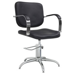 Friseurstuhl Schwarz Kunstleder