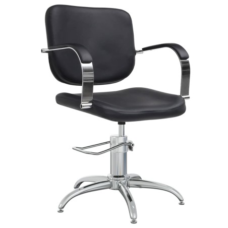 Friseurstuhl Schwarz Kunstleder